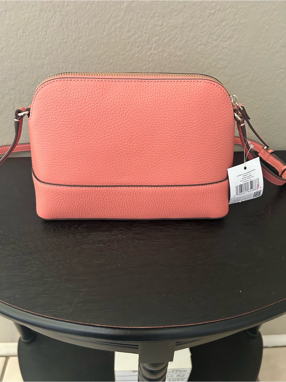 kate spade Coral Pebbled Leather Crossbody - Picture 2 of 9